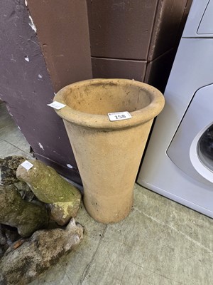 Lot 158 - A cream stone chimney pot