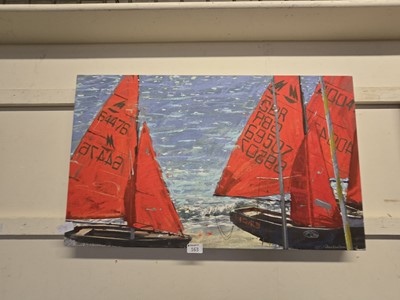 Lot 163 - A limited edition (2 of 50) stretched canvas...