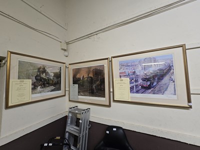 Lot 181 - Three framed and glazed limited edition...