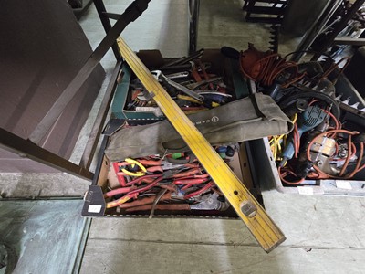 Lot 188 - Two trays of mixed tools to include...