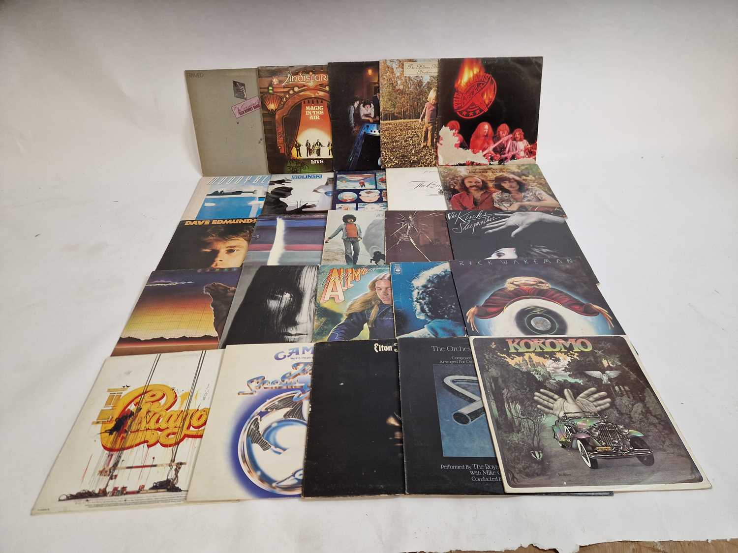 Lot A group of 33RPM records by various artists to...