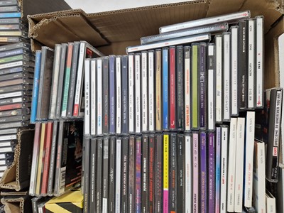 Lot Three trays containing a large quantity of CDs...