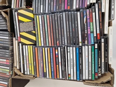 Lot Three trays containing a large quantity of CDs...