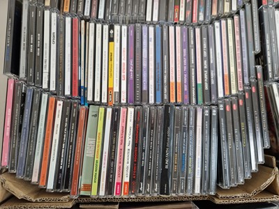 Lot Three trays containing a large quantity of CDs...