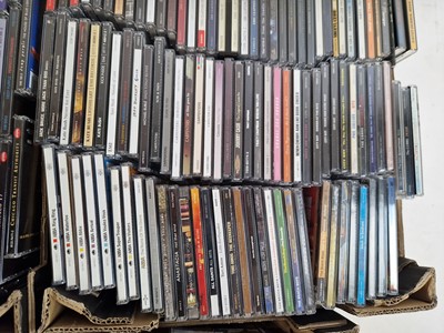 Lot Three trays containing a large quantity of CDs...