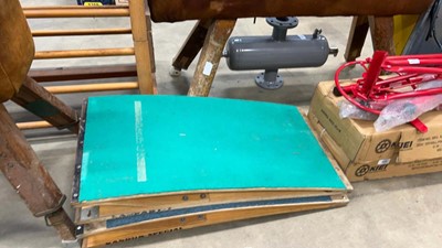 Lot 4500 - Quantity of vintage gymnastics equipment...