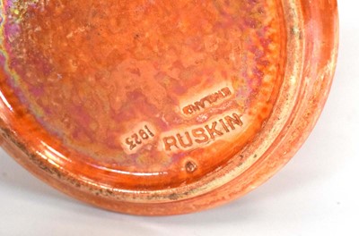 Lot 15 - Two 1920's Ruskin pottery lustre vases...