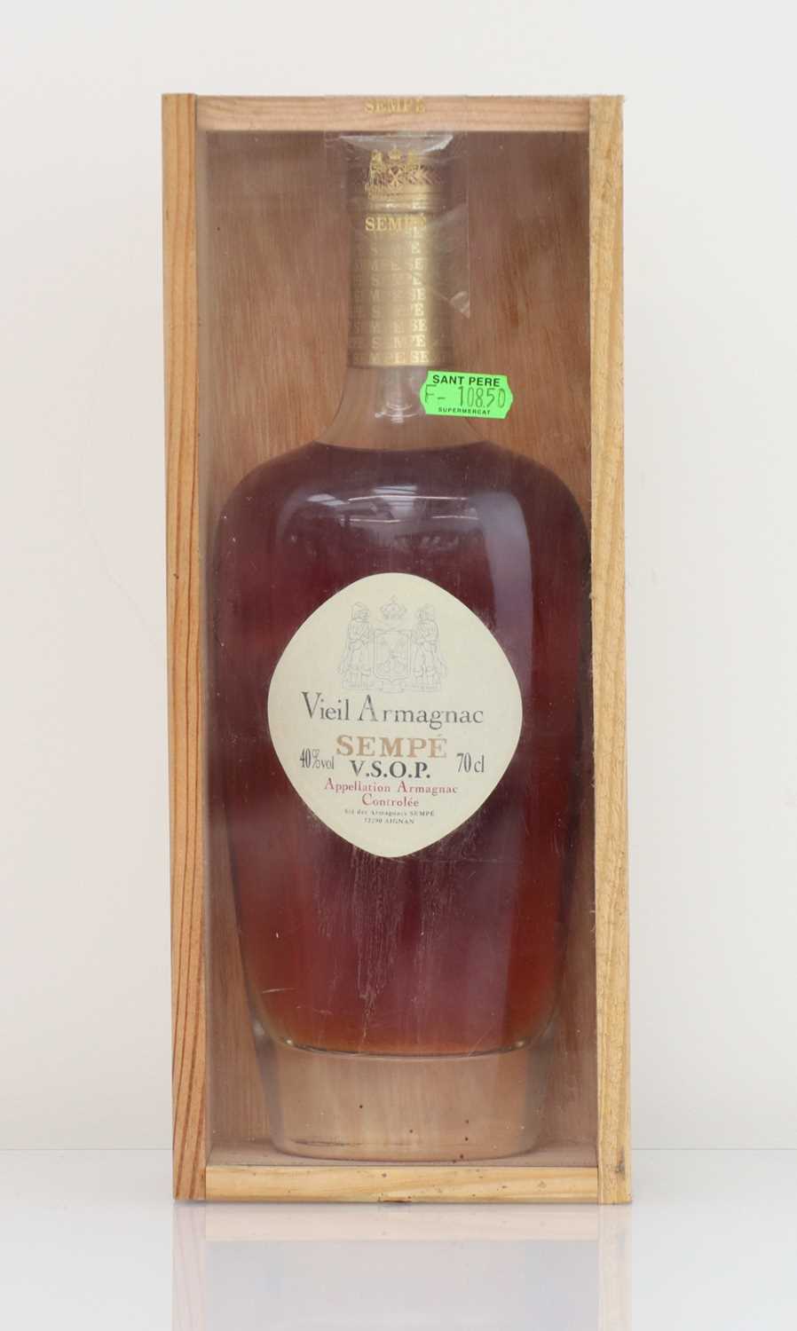 Lot 21 - A bottle of Sempe V.S.O.P. Vieil Armagnac with...