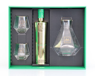 Lot 41 - An Au Vodka Green Watermelon Gift set with...