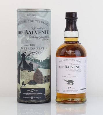 Lot 44 - A bottle of The Balvenie "The Week of the Peat"...