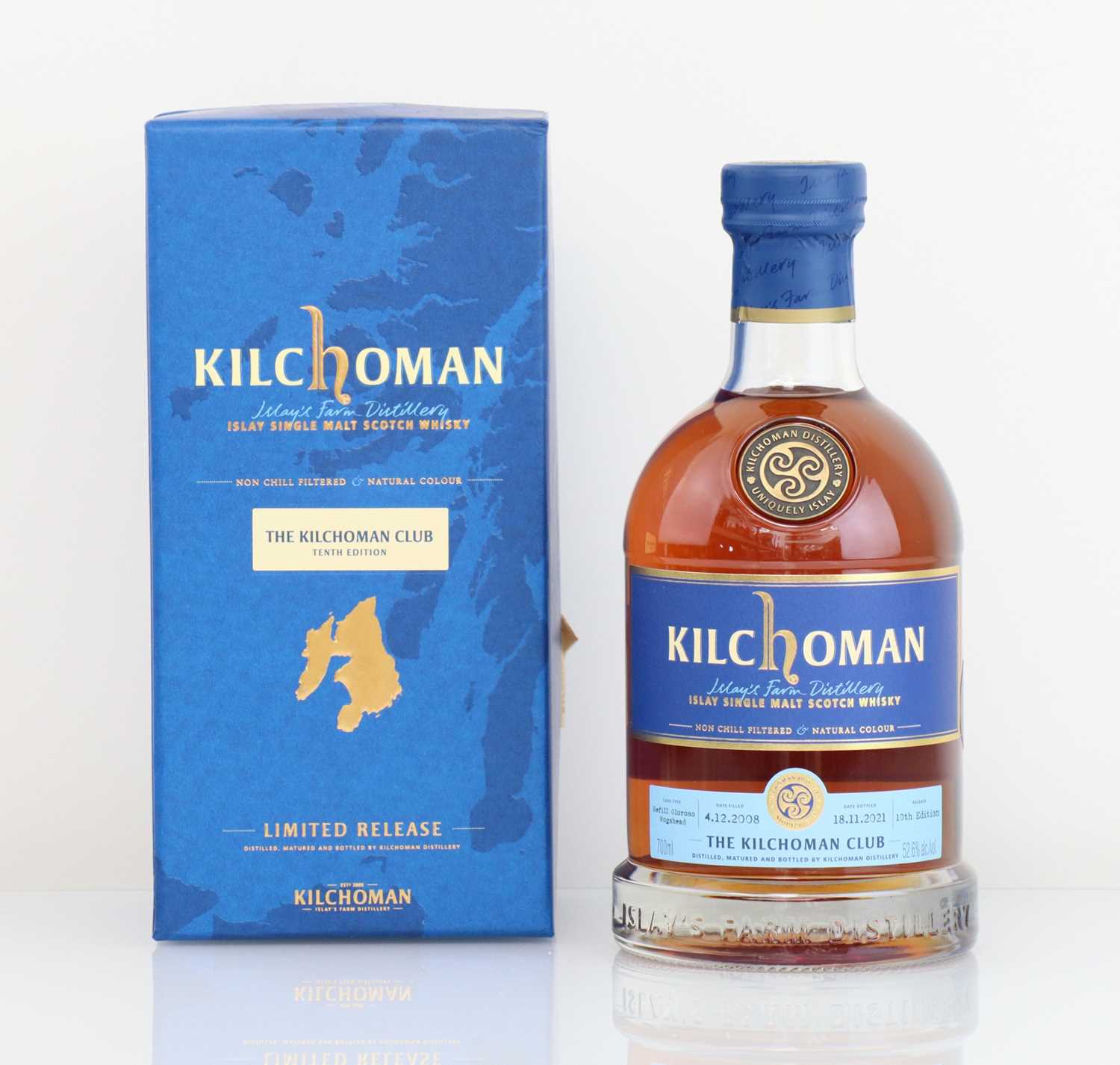 Lot 50 - A bottle of Kilchoman Islay's Farm Distillery...