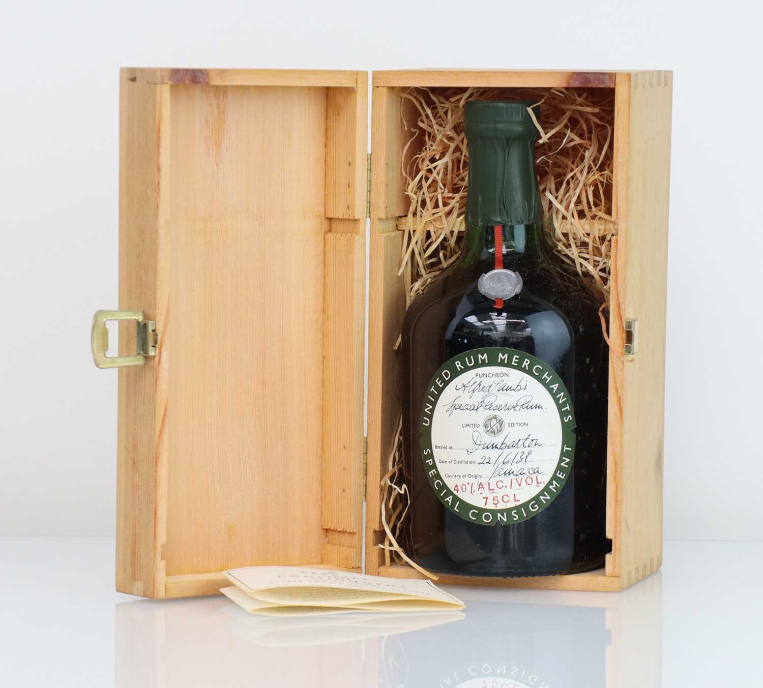 Lot 67 - A bottle of Alfred Lamb's Special Reserve Rum...