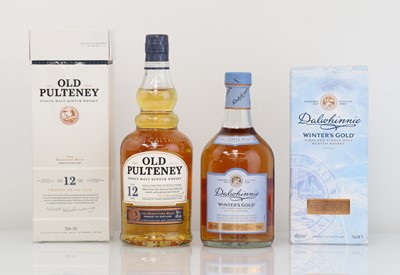 Lot 87 - 2 bottles, 1x Dalwhinnie Winter's Gold...