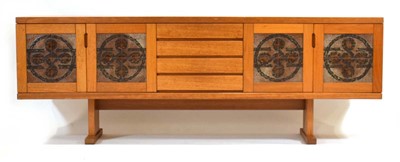 Lot 23 - A 1960/70's Danish teak sideboard with a bank...