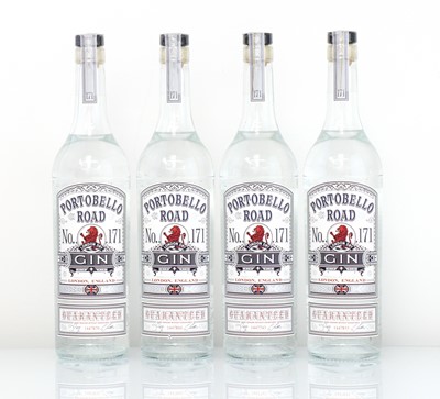 Lot 123 - 4 bottles of Portobello Road Gin 42% 70cl...
