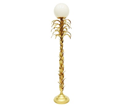 Lot 44 - A 1970's French gilt lacquered floor lamp in...